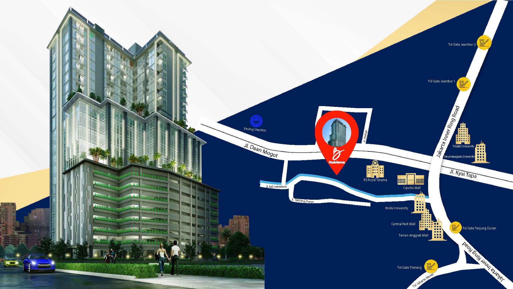 B-RESIDENCE GROGOL APARTEMEN - Divine Pro